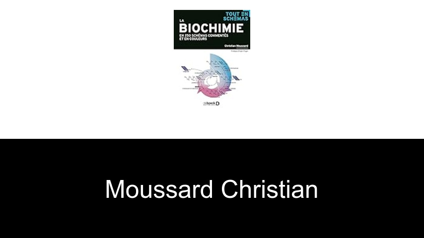 livres de Moussard Christian