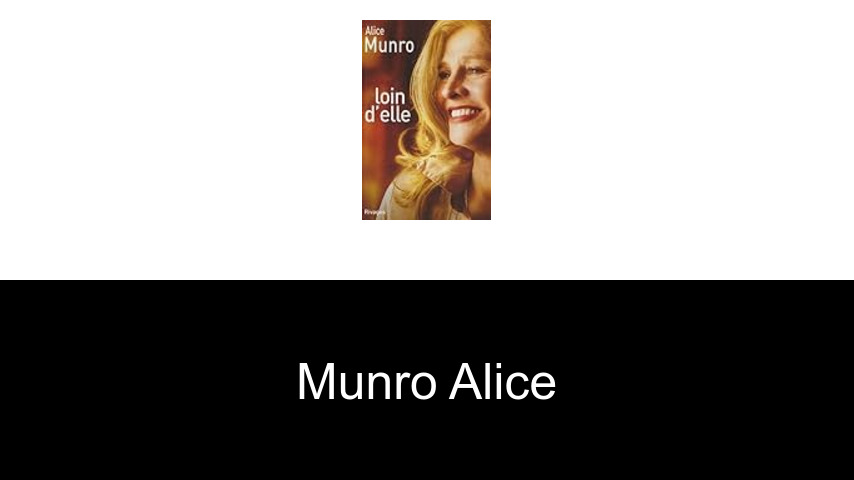 livres de Munro Alice