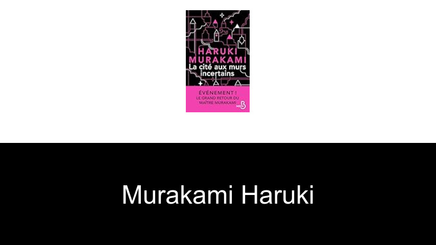 livres de Murakami Haruki
