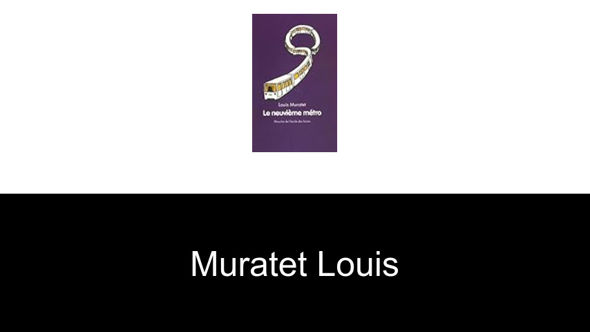 livres de Muratet Louis