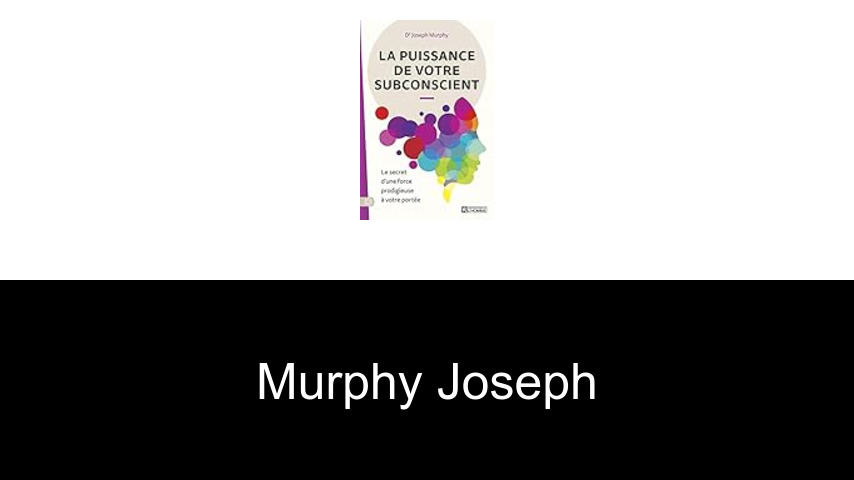 livres de Murphy Joseph