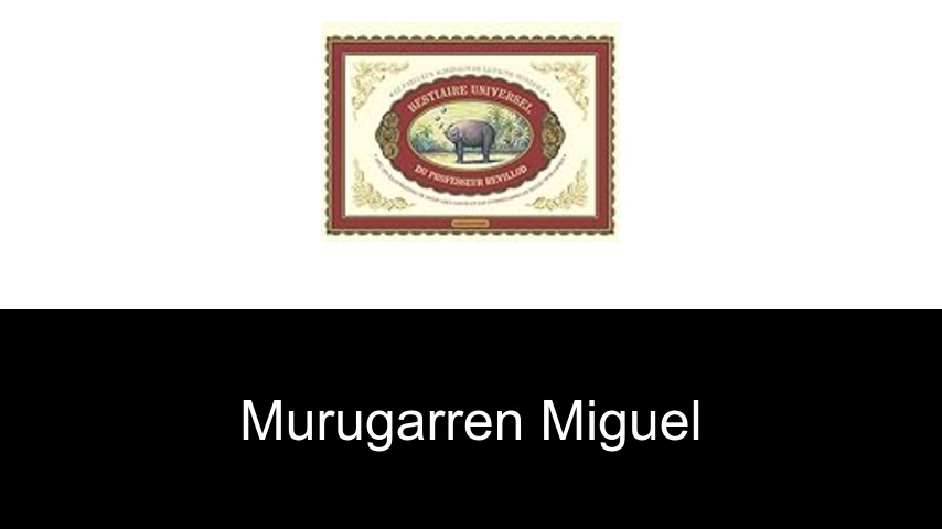 livres de Murugarren Miguel