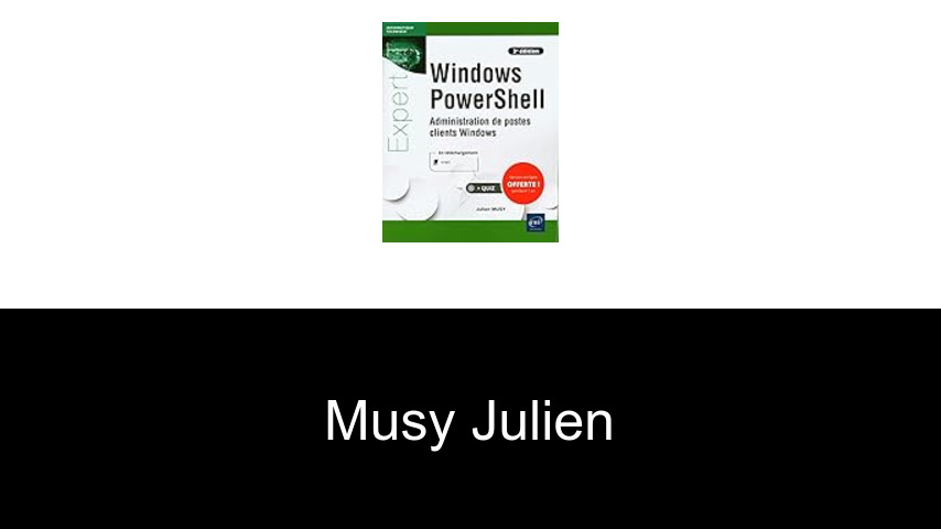 livres de Musy Julien