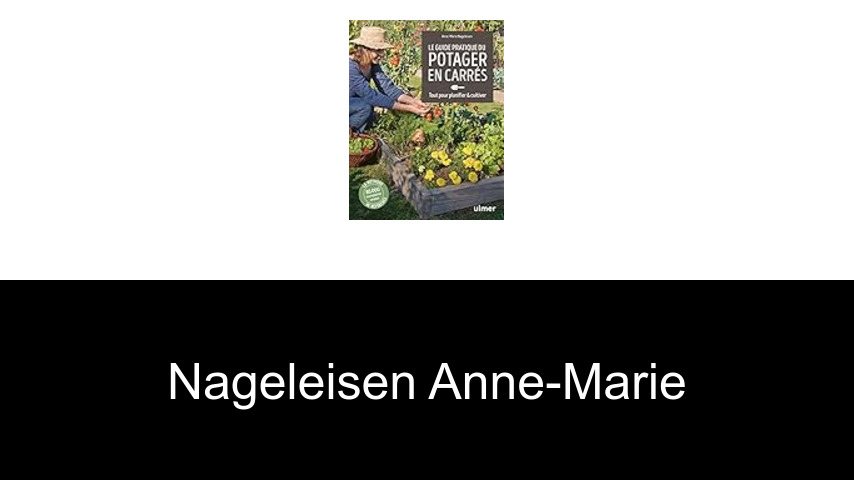 livres de Nageleisen Anne-Marie