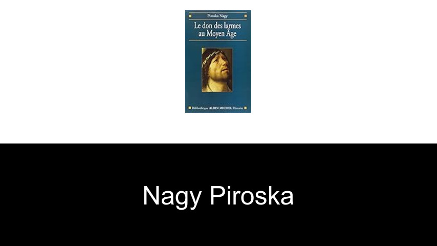 livres de Nagy Piroska
