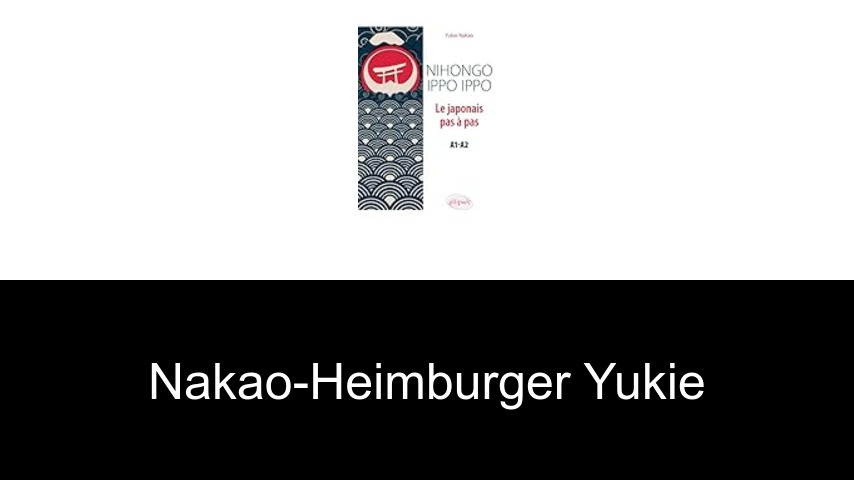 livres de Nakao-Heimburger Yukie