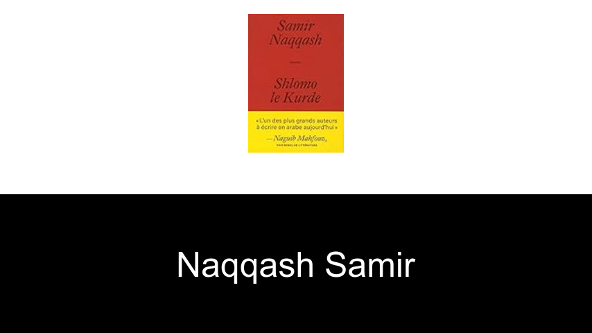 livres de Naqqash Samir