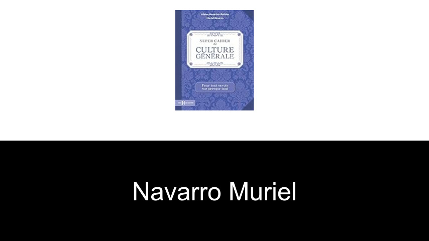 livres de Navarro Muriel