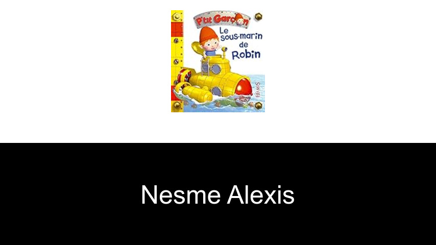 livres de Nesme Alexis