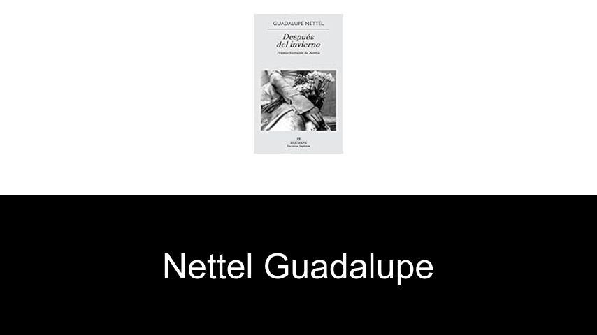 livres de Nettel Guadalupe