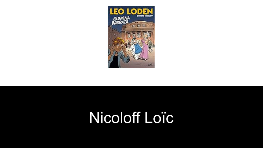livres de Nicoloff Loïc