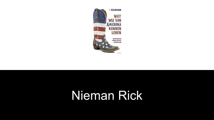 livres de Nieman Rick