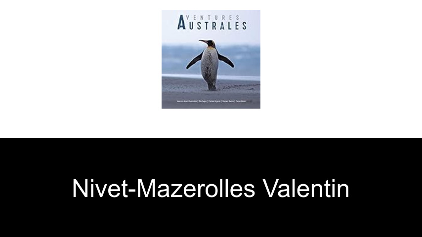 livres de Nivet-Mazerolles Valentin