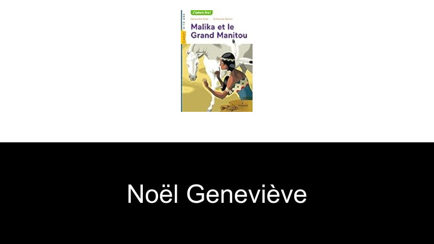 livres de Noël Geneviève