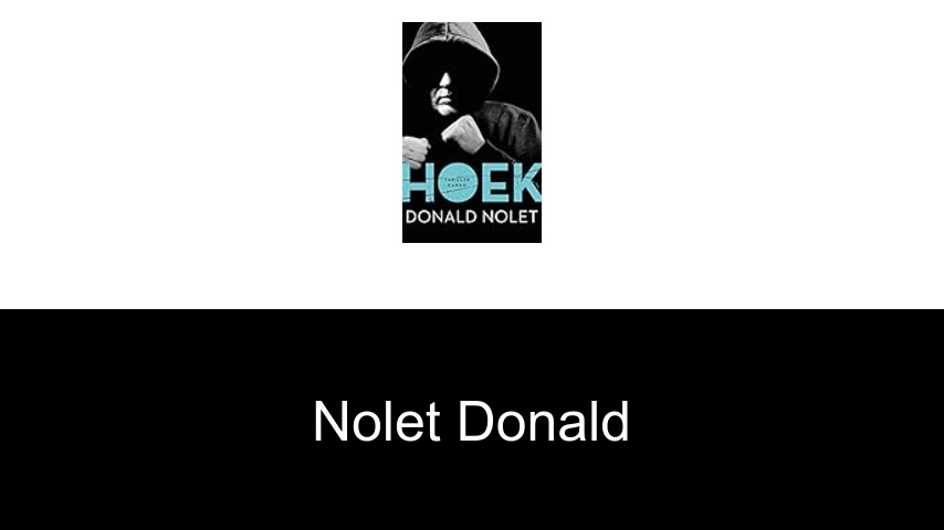 livres de Nolet Donald
