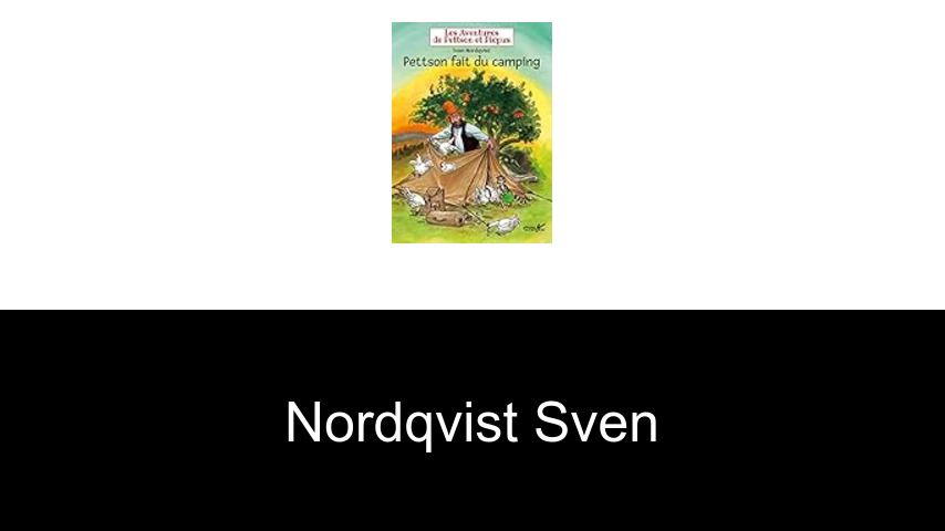 livres de Nordqvist Sven