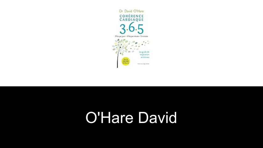 livres de O'Hare David