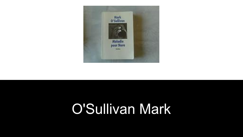 livres de O'Sullivan Mark