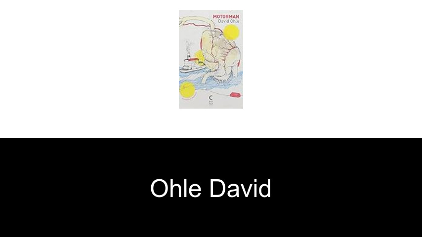 livres de Ohle David