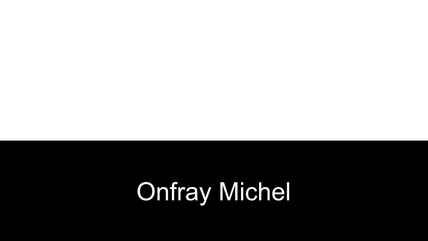 livres de Onfray Michel