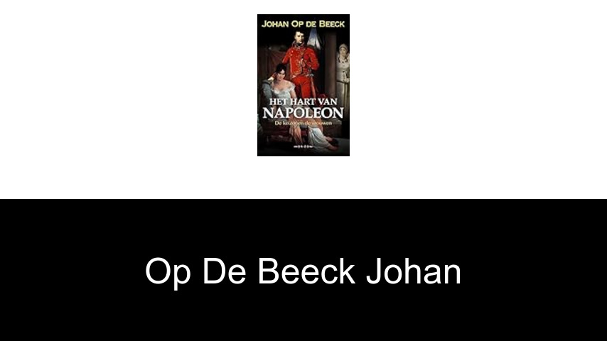 livres de Op de Beeck Johan