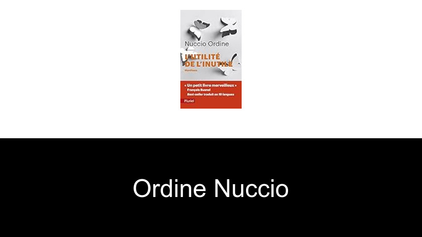 livres de Ordine Nuccio