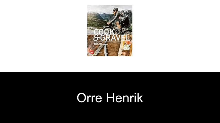 livres de Orre Henrik
