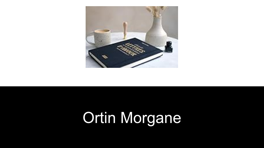livres de Ortin Morgane