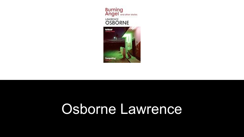 livres de Osborne Lawrence
