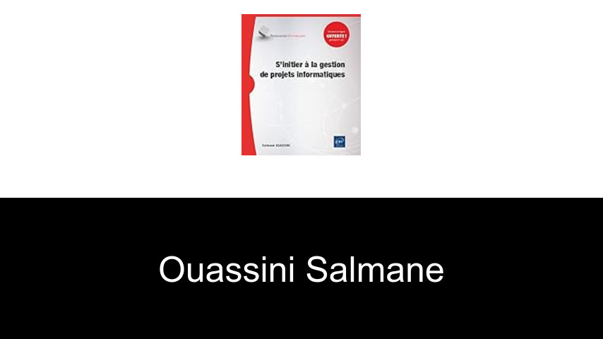 livres de Ouassini Salmane