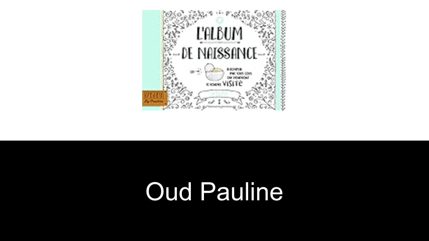 livres de Oud Pauline