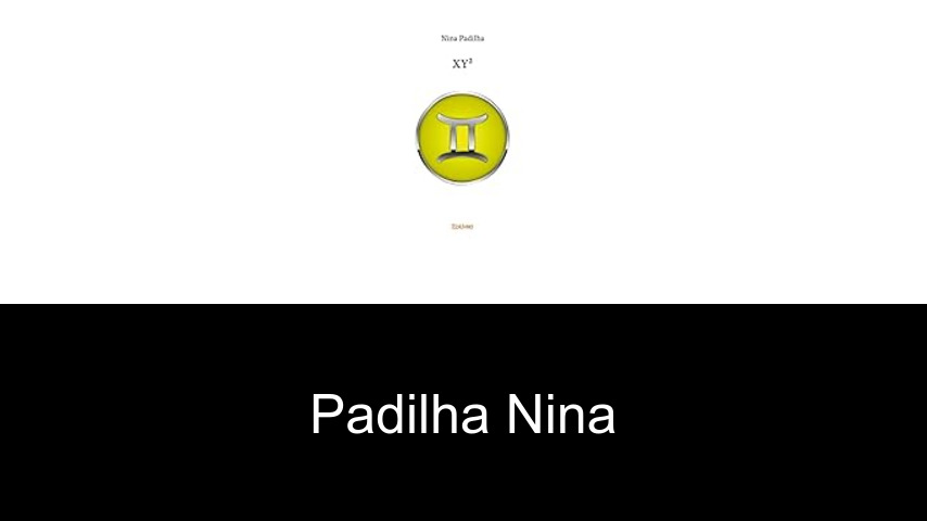 livres de Padilha Nina