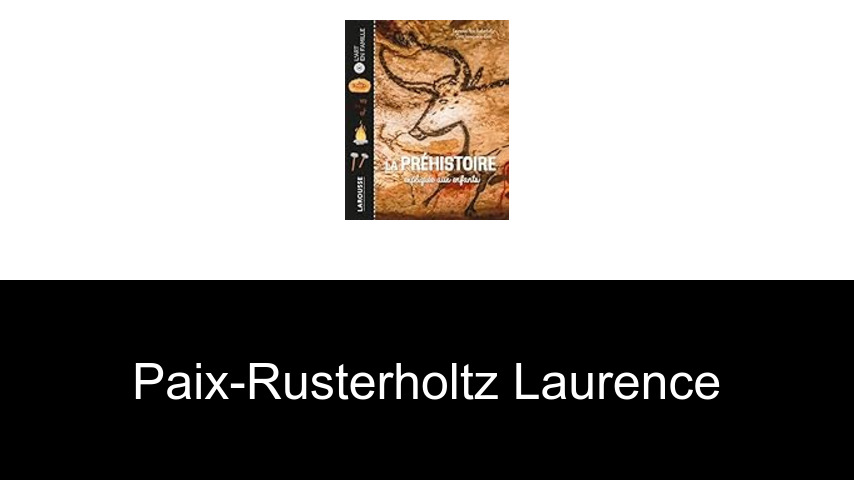livres de Paix-Rusterholtz Laurence