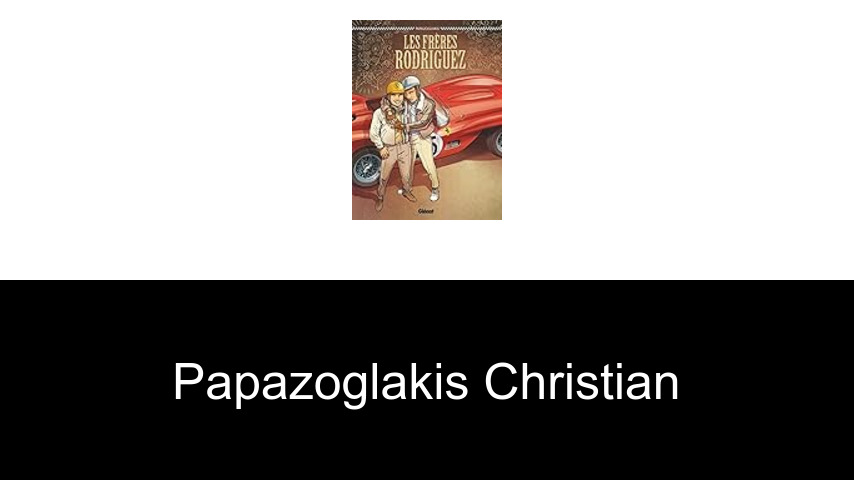 livres de Papazoglakis Christian