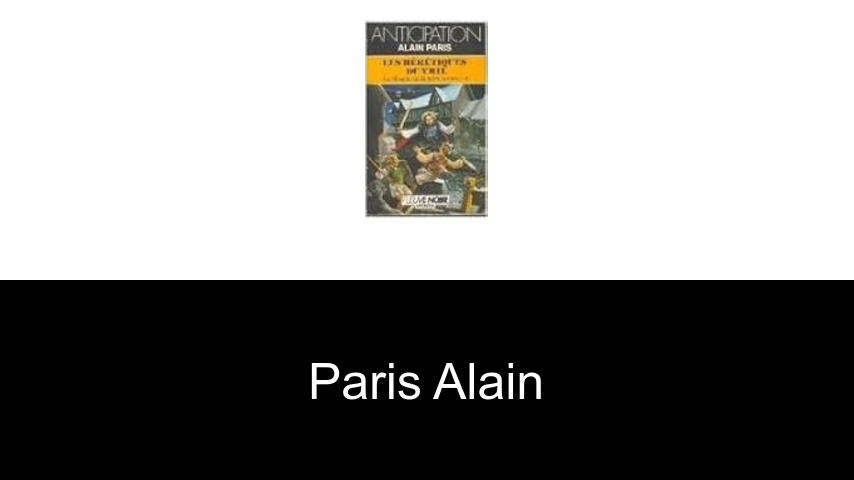 livres de Paris Alain