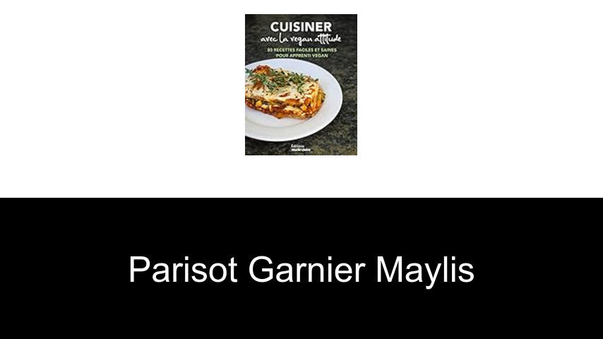 livres de Parisot Garnier Maylis