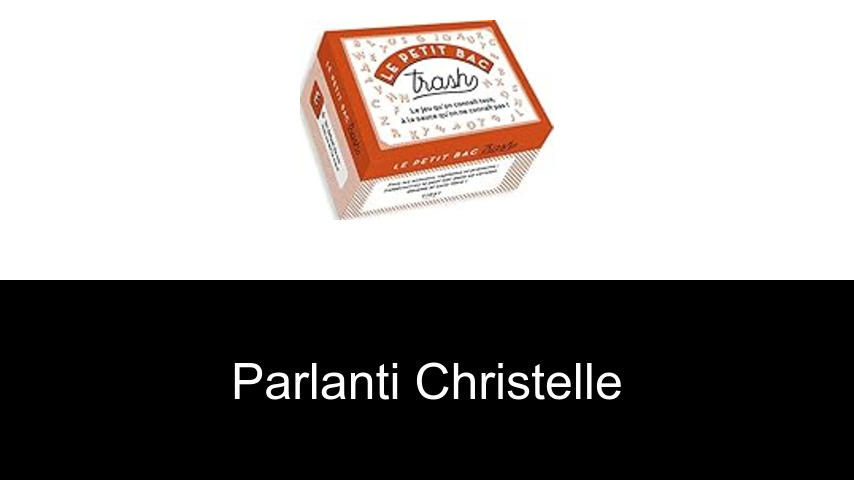 livres de Parlanti Christelle