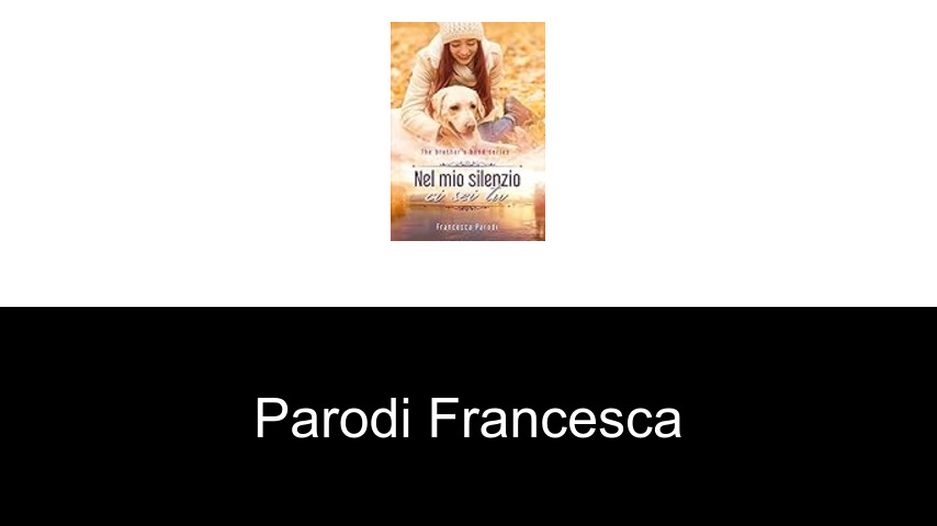 livres de Parodi Francesca