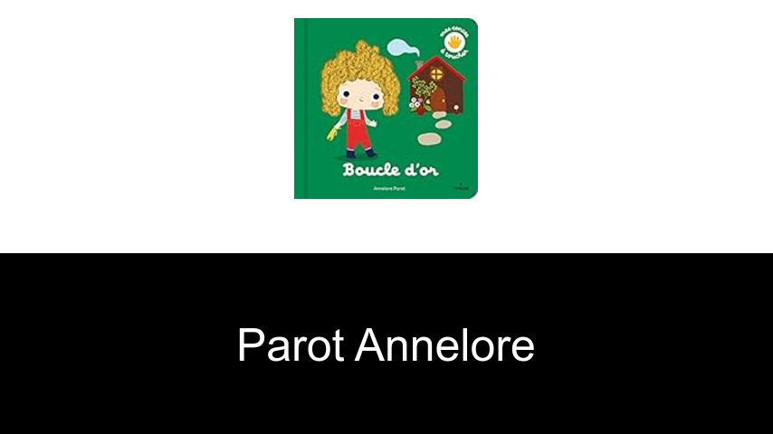 livres de Parot Annelore