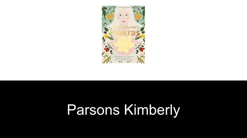 livres de Parsons Kimberly