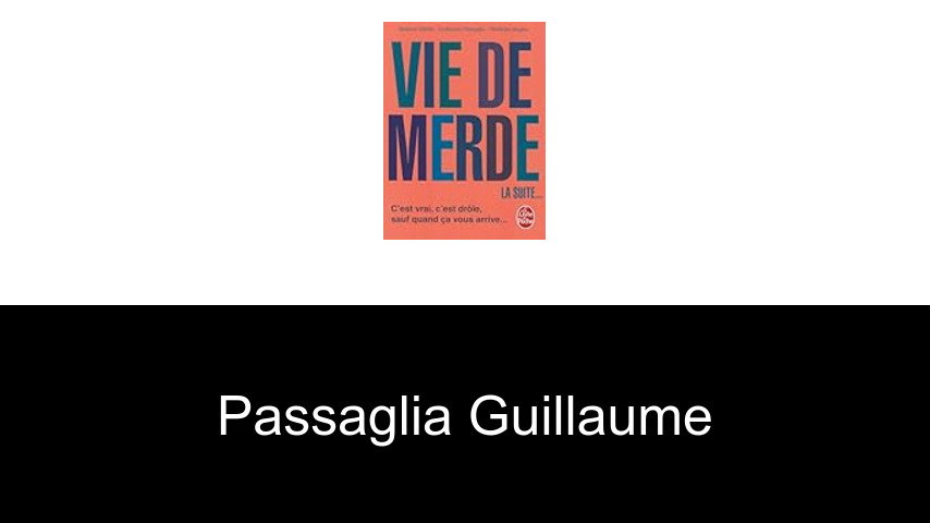 livres de Passaglia Guillaume