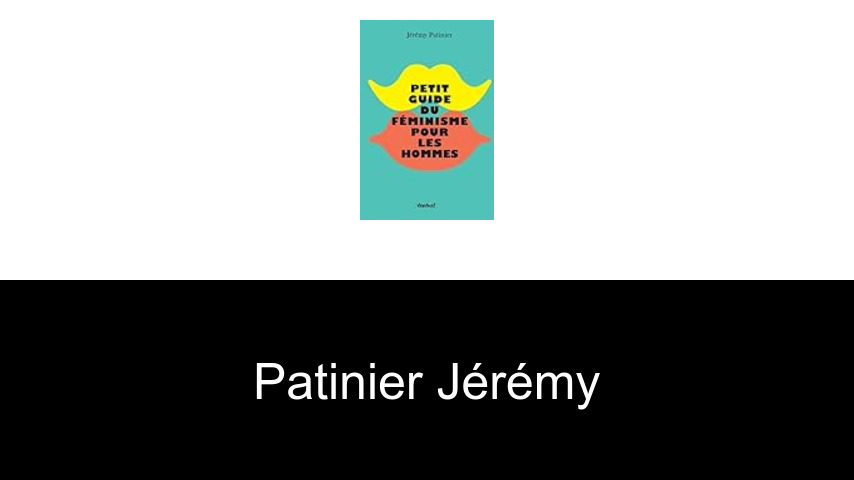 livres de Patinier Jérémy