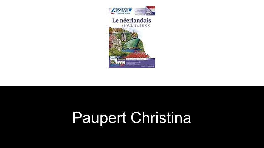 livres de Paupert Christina