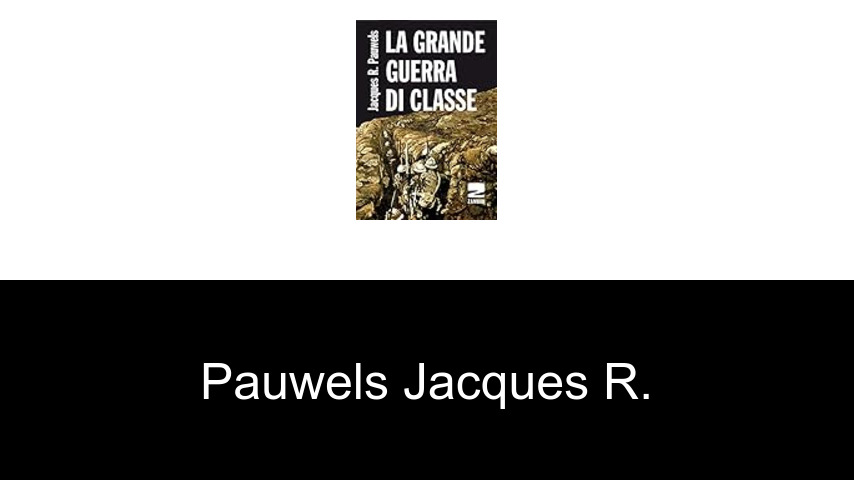 livres de Pauwels Jacques R.