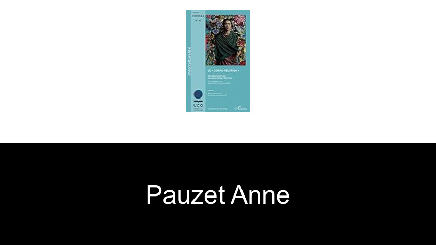 livres de Pauzet Anne