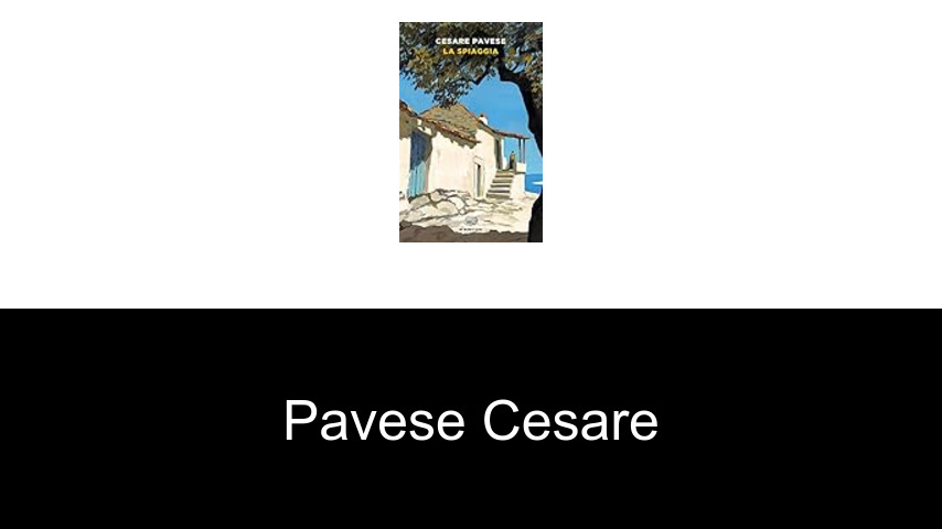livres de Pavese Cesare