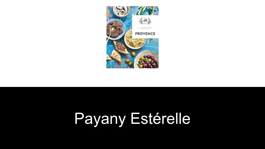 livres de Payany Estérelle