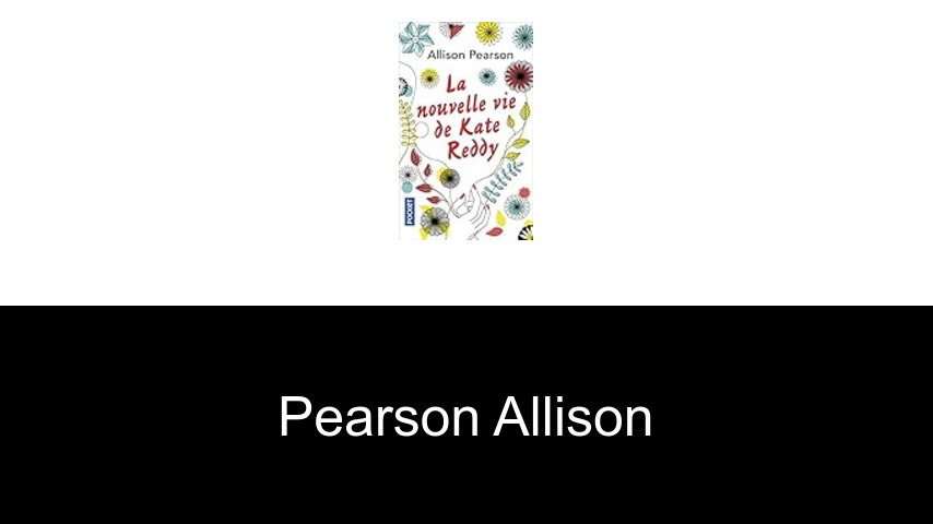 livres de Pearson Allison