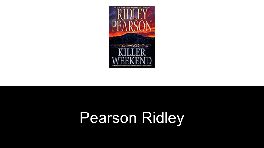 livres de Pearson Ridley