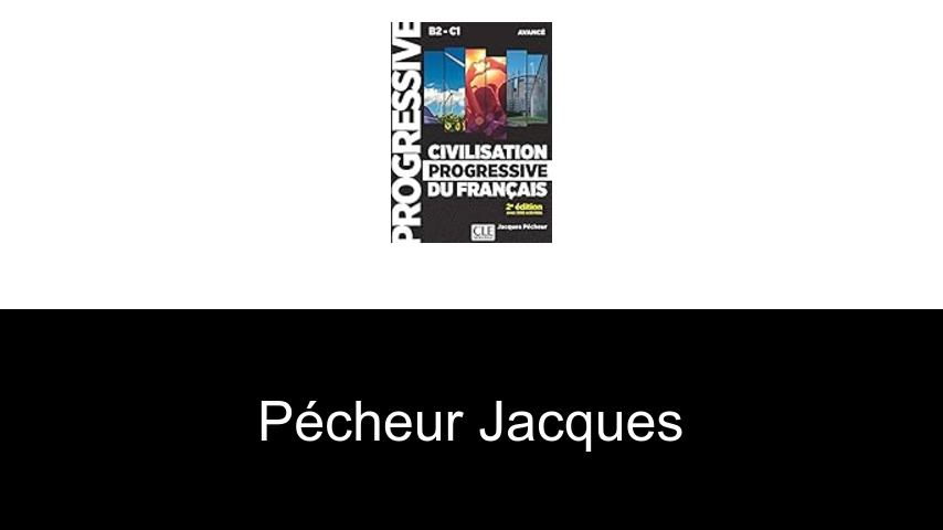 livres de Pécheur Jacques